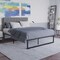 Flash Furniture 14 Inch Queen Metal Platform Bed Frame/Steel Slats MP-XU-BD10001-Q-BK-GG - alternate 4